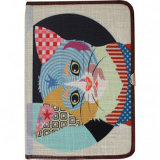 Abstract Cat Notebook - Large